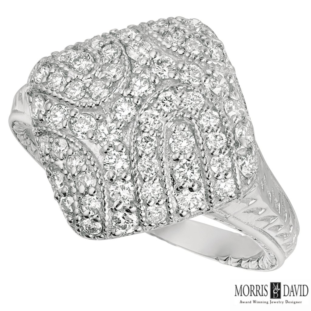 085 Ct Natural Round Cut Diamond Ring